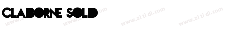 claiborne solid字体转换